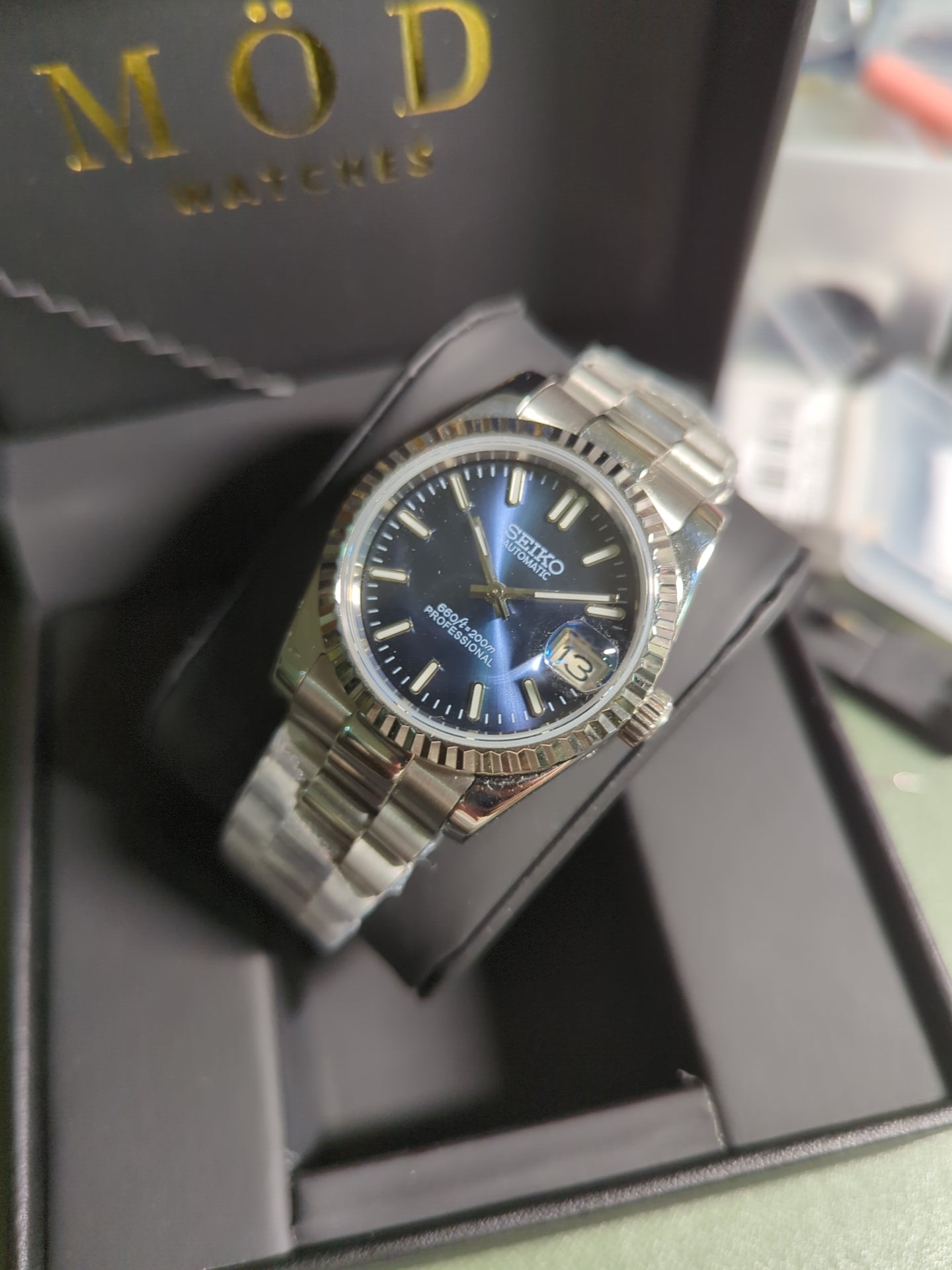 SEIKO-LEX BLUE PRESIDENT DJ (36MM)