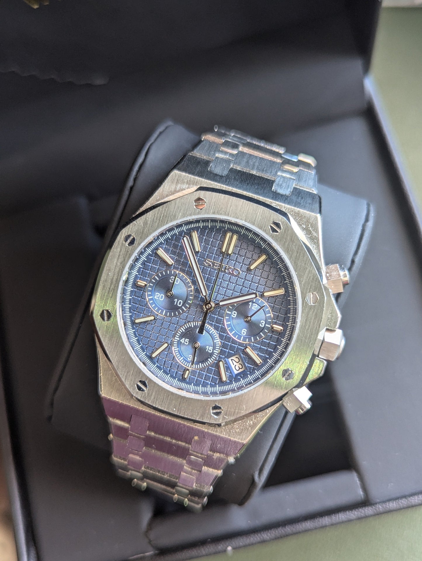 ROYAL SEIKOAK BLUE CHRONO