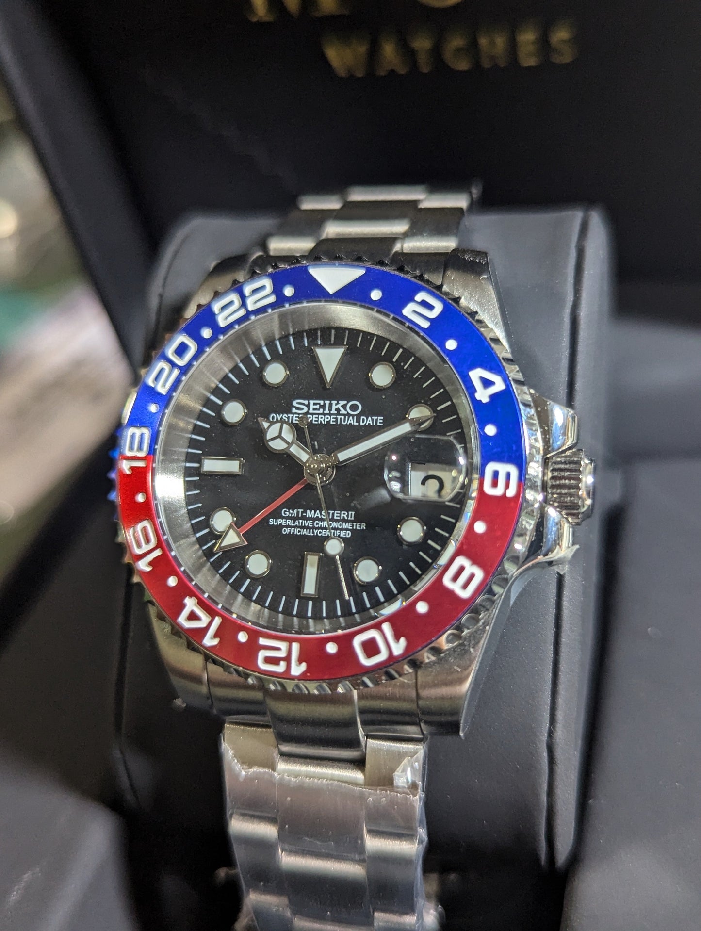 SEIKO-LEX PEPSI OYSTER GMT