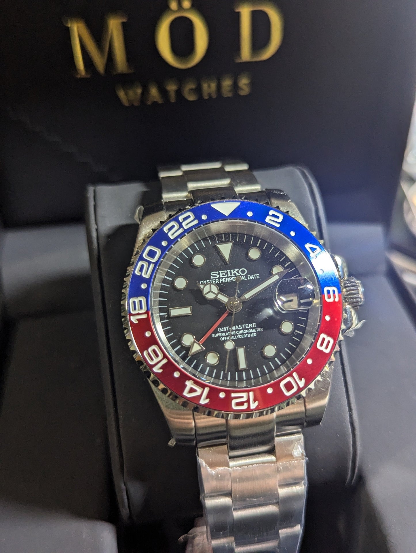 SEIKO-LEX PEPSI OYSTER GMT