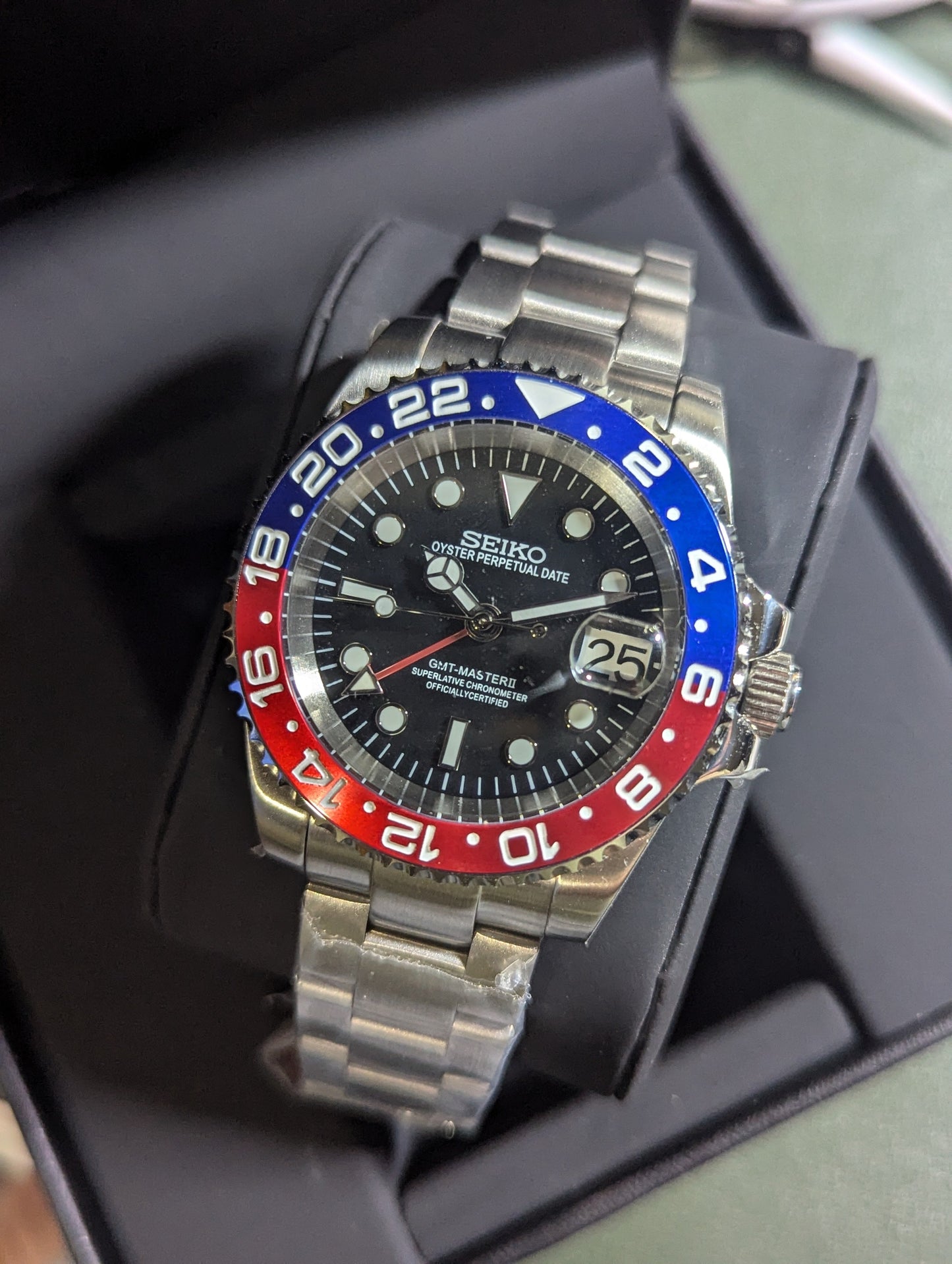 SEIKO-LEX PEPSI OYSTER GMT