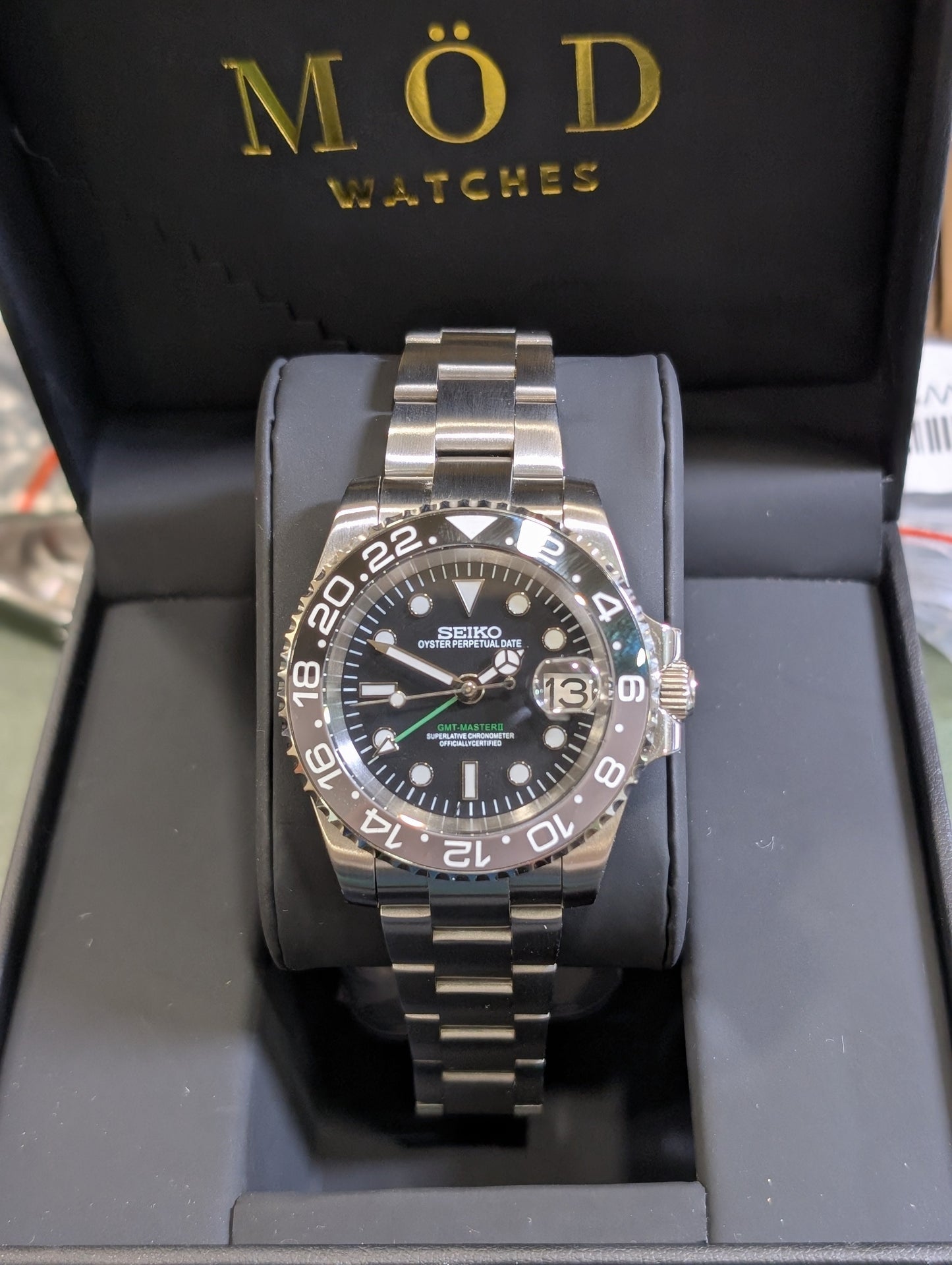 SEIKO-LEX BRUCE WAYNE GMT (OYSTER)