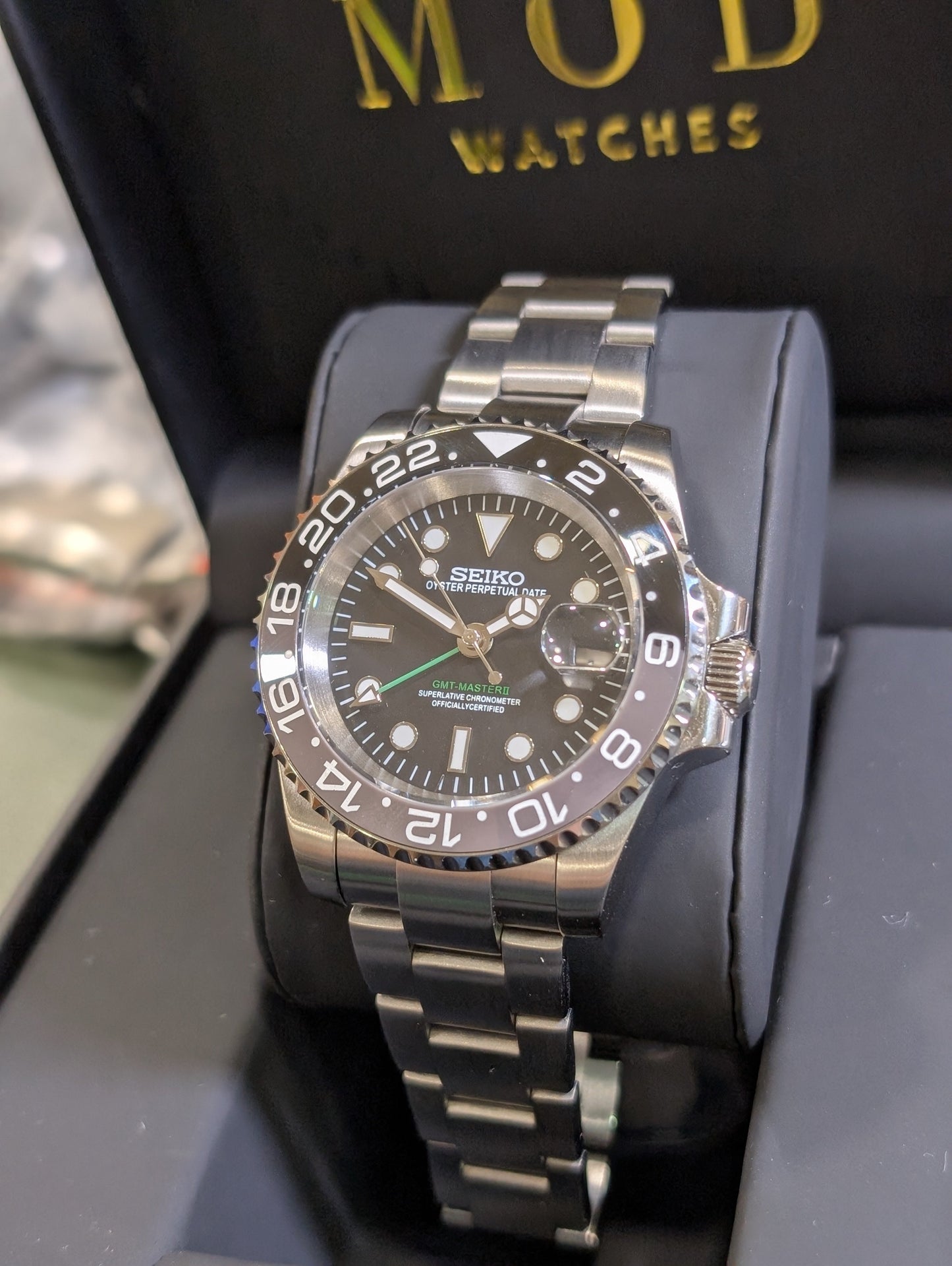 SEIKO-LEX BRUCE WAYNE GMT (OYSTER)