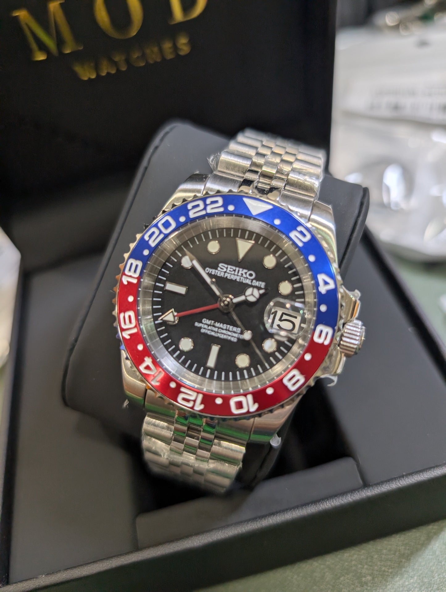 SEIKO-LEX PEPSI JUBILEE GMT