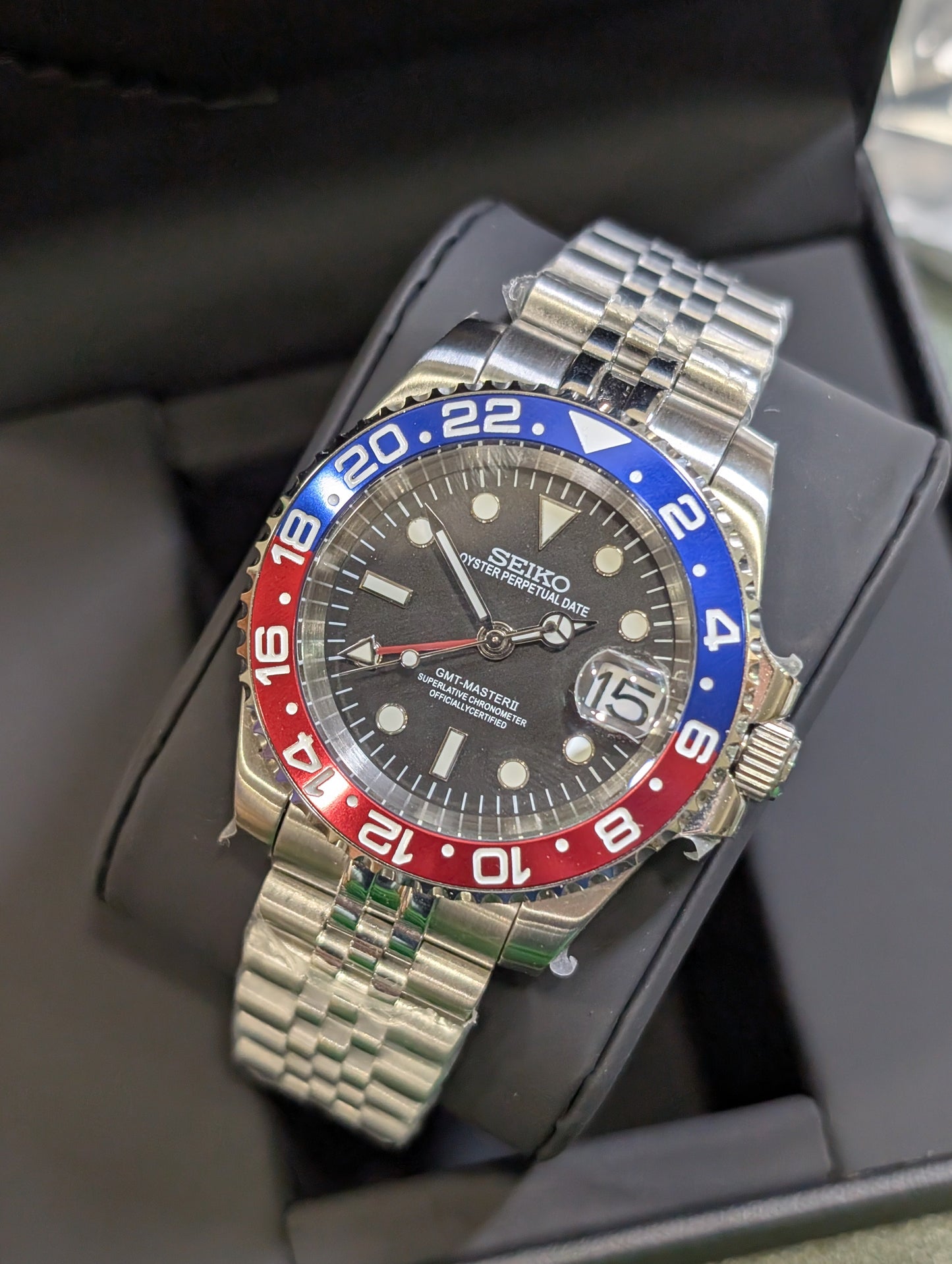 SEIKO-LEX PEPSI JUBILEE GMT