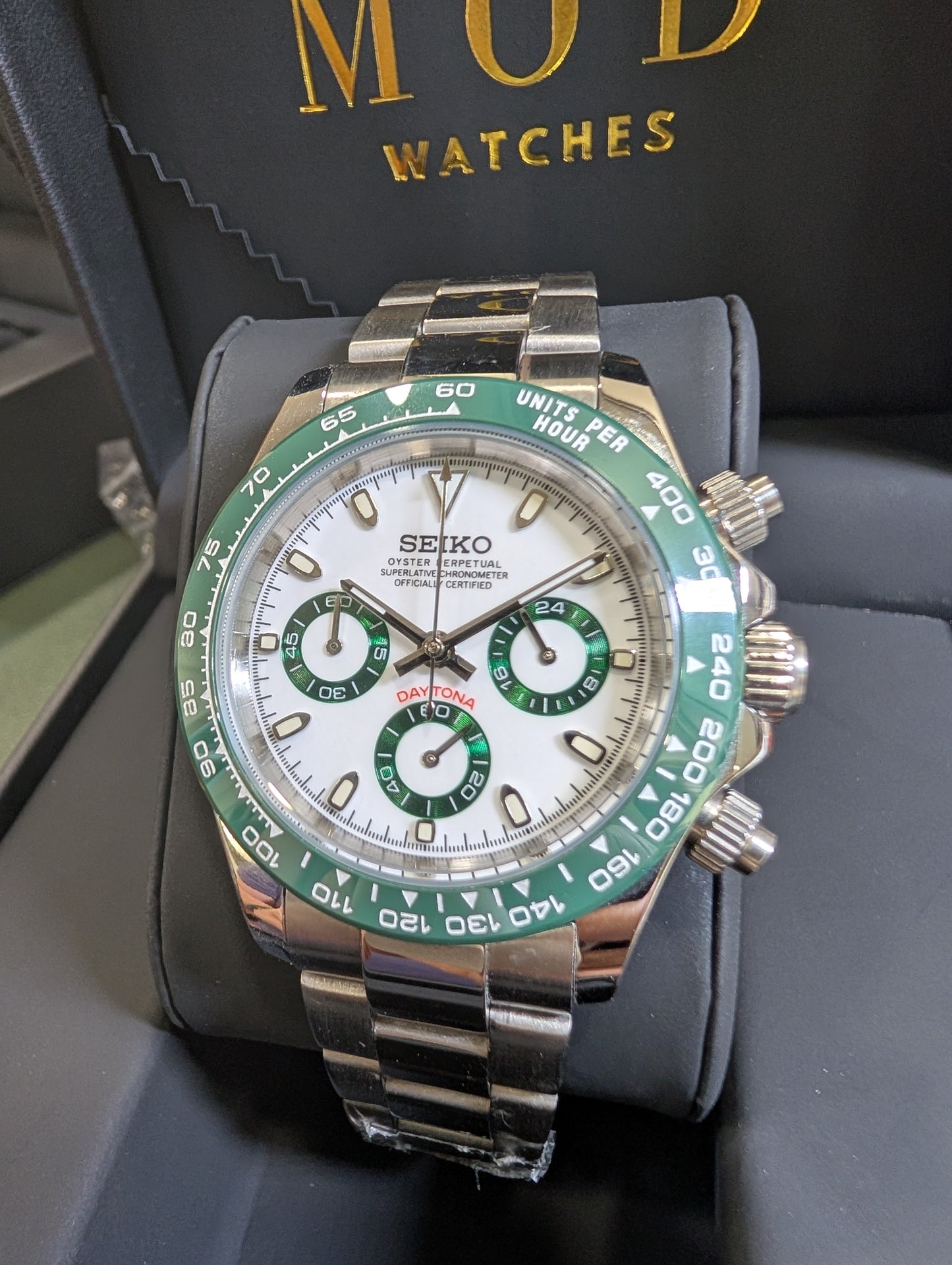 SEIKO-LEX GREEN DAYTONA