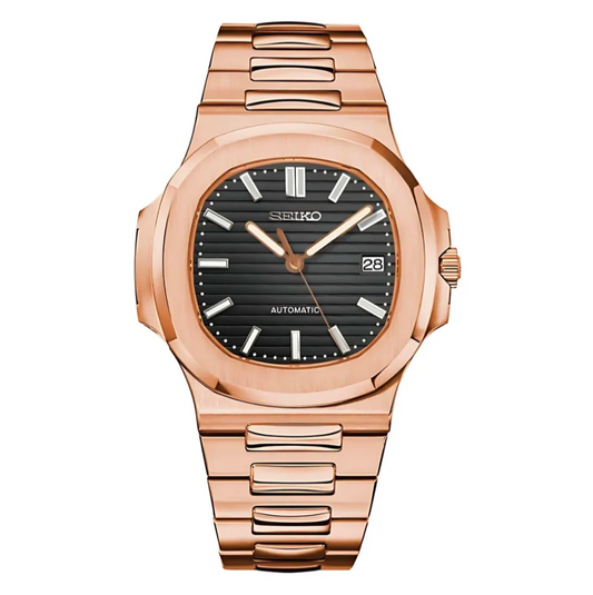 SEIKONAUT ROSE GOLD BLACK