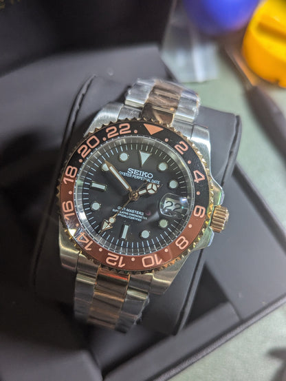 SEIKO-LEX ROOTBEER OYSTER GMT