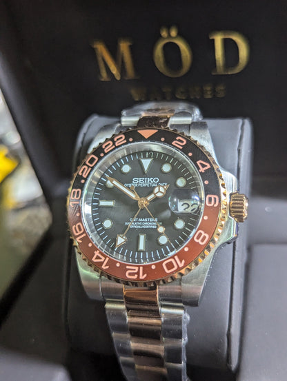 SEIKO-LEX ROOTBEER OYSTER GMT