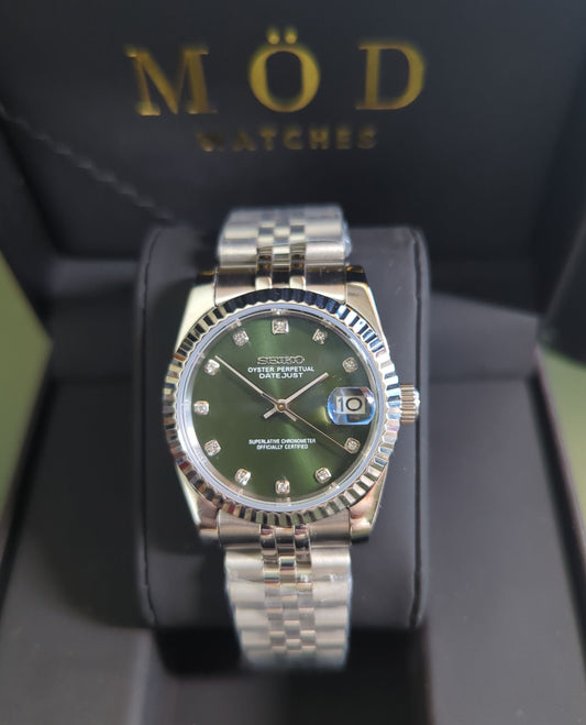 Skx Datejust Olive Modified watch