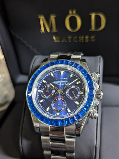 SEIKO-LEX BLUE DIAMOND DAYTONA