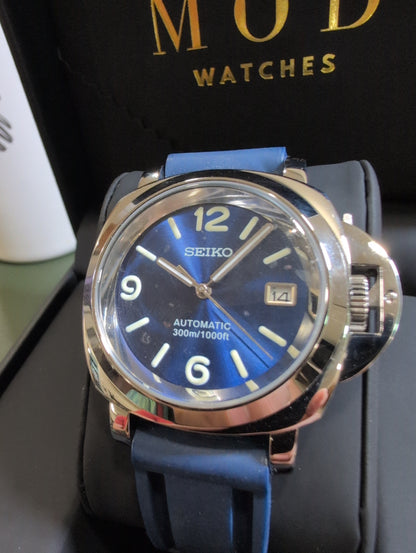 SEIKO-PANERAI BLUE RUBBER