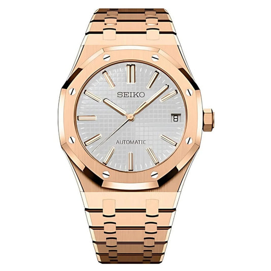 ROYAL SEIKOAK ROSE GOLD WHITE